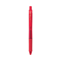 Pentel® EnerGel-X Gel Pen, Retractable, Medium 0.7 mm, Red Ink, Red Barrel, Dozen