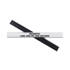 C-Line® HOL-DEX Magnetic Shelf/Bin Label Holders, Side Load, 0.5 x 6, Clear, 10/Box