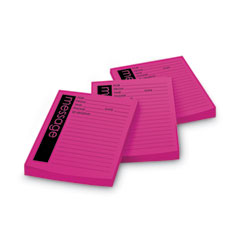 Pink Post-it Super Sticky Telephone Message Notes 12-Pads/Pack 4 x 5-Inches