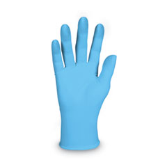 KleenGuard™ G10 Comfort Plus Blue Nitrile Gloves, Light Blue, Large, 100/Box