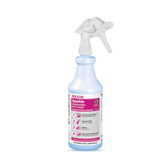 Maxim® RTU Sparkle Glass Cleaner, Safe-to-Ship, 32 oz Bottle, 6/Carton