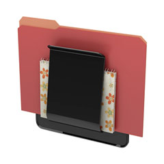 deflecto® Stand Tall Wall File, Legal/Letter/Oversized Size, 9.25" x 10.63", Black