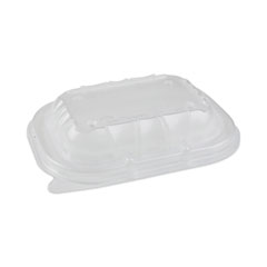 Pactiv Evergreen EarthChoice Entree2Go Takeout Container Vented Lid, 5.65 x 4.25 x 0.93, Clear, 600/Carton