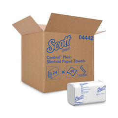 Scott® Control Slimfold Towels for Business, 7.5 x 11.6, White, 90/Pack, 24 Packs/Carton