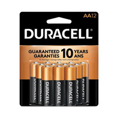 Duracell® CopperTop Alkaline AA Batteries, 12/Pack