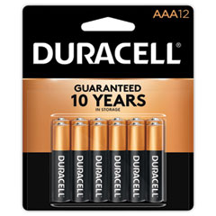 Duracell® CopperTop Alkaline AAA Batteries, 12/Pack