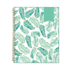 Blue Sky® Day Designer Academic Year Weekly/Monthly Frosted Planner, Palms Artwork, 11 x 8.5, 12-Month (July-June): 2022-2023