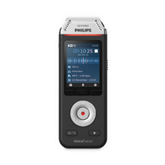 Philips® Voice Tracer DVT2810 Digital Recorder, 8 GB, Black