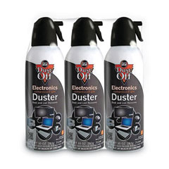 Dust-Off® Disposable Compressed Air Duster, 10 oz Can, 3/Pack