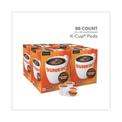 Dunkin Donuts® K-Cup Pods, Original Blend, 88/Carton