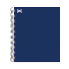 TRU RED™ Premium Five-Subject Notebook, Medium/College Rule, Blue Cover, 11 x 8.5, 200 Sheets
