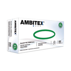 AMBITEX® EconoFit Plus Powder-Free Polyethylene Gloves, X-Large, Clear, 200/Pack, 10 Packs/Carton