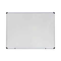 Modern Melamine Dry Erase Board with Aluminum Frame, 48 x 36, White Surface