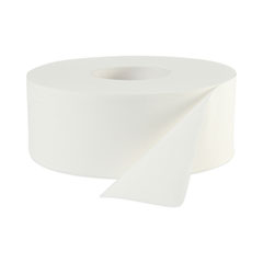Boardwalk® JRT Bath Tissue, Jumbo, Septic Safe, 2-Ply, White, 3.3" x 1,000 ft, 12 Rolls/Carton