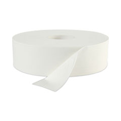 Boardwalk® JRT Bath Tissue, Jumbo, Septic Safe, 2-Ply, White, 3.5" x 2,000 ft, 6 Rolls/Carton