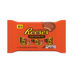 Reese's® Peanut Butter Cups, 1.5 oz Bar, 6 Cups/Package, 2 Packages/Pack, Ships in 1-3 Business Days