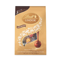 Lindt Lindor Assorted Truffles Platinum Bag, 15 oz, 36 Pieces, Delivered in 1-4 Business Days