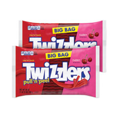 Twizzlers® Pull 'N Peel Cherry Candy, 28 oz Bag, 2/Pack, Ships in 1-3 Business Days