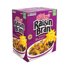 Kellogg's® Raisin Bran Breakfast Cereal, 76.6 oz Bag, 2 Bags/Box, Delivered in 1-4 Business Days