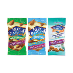 Blue Diamond® Almonds Variety Pack, Assorted Flavors, 0.6 oz Pouch, 7 Pouches/Box, 6 Boxes/Pack, Ships in 1-3 Business Days