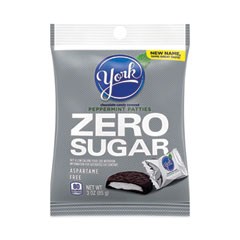 York® Sugar Free Peppermint Pattie, 3 oz Peg Bags, 12/Pack, Ships in 1-3 Business Days