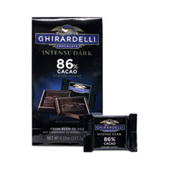 Ghirardelli® Intense Dark Midnight Reverie 86% Cacao Singles Bag, 4.12 oz Packs, 3 Count, Delivered in 1-4 Business Days