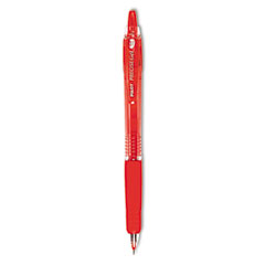 Pilot® Precise Gel BeGreen Gel Pen, Retractable, Fine 0.7 mm, Red Ink, Red Barrel, Dozen