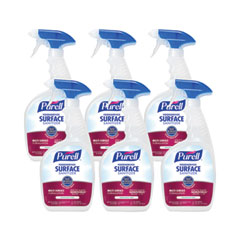 PURELL® Foodservice Surface Sanitizer3, Fragrance Free, 32 oz Bottle with Spray Trigger Attached, 6/Carton