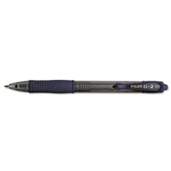 Pilot® G2 Premium Retractable Gel Ink Pen, Navy Ink, .7mm, Dozen