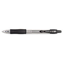 Pilot® G2 Premium Retractable Gel Ink Pen, Black Ink, Ultra Fine, Dozen