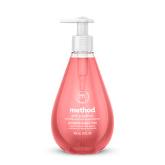Method® Gel Hand Wash, Pink Grapefruit, 12 oz Pump  Bottle, 6/Carton