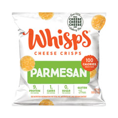 Whisps® Parmesan Cheese Crisps, 0.63 oz Bag, 28/Carton, Delivered in 1-4 Business Days