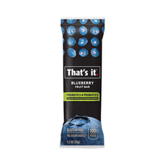 That’s it.® Nutrition Bar, Probiotic Blueberry Fruit, 1.2 oz Bar, 12/Carton, Ships in 1-3 Business Days