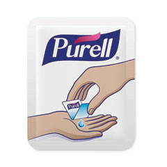 PURELL® Single Use Advanced Gel Hand Sanitizer, 1.2 mL, Packet, Fragrance-Free, 2,000/Carton