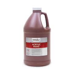 Handy Art® Acrylic Paint, Brown, 64 oz Bottle