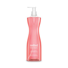 Method® Dish Soap Pump, Hour-Glass Bottle Shape, Pink Grapefruit Scent, 18 oz Pump Bottle