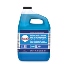 Cascade Professional™ Fast Dry All-Temp Rinse Aid, Unscented, 1 gal Bottle, 2/Carton