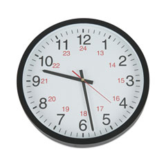 Universal® 24-Hour Round Wall Clock