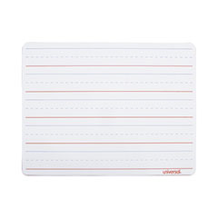 Lap/Learning Dry-Erase Board, Penmanship Ruled, 11.75 x 8.75, White Surface, 6/Pack