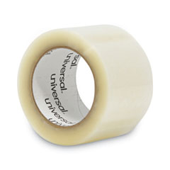 Universal® Clear Packaging Tape, 3" Core, 72 mm x 100 m, Clear, 24/Carton