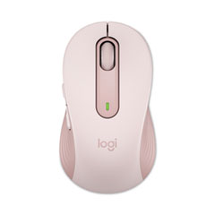 Logitech® Signature M650 Wireless Mouse, Medium, 2.4 GHz Frequency, 33 ft Wireless Range, Right Hand Use, Rose