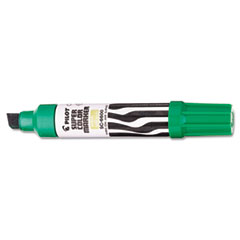 Pilot® Jumbo Refillable Permanent Marker, Chisel Tip, Refillable, Green
