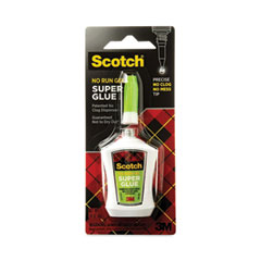 Scotch® Super Glue No-Run Gel with Precision Applicator, 0.14 oz, Dries Clear