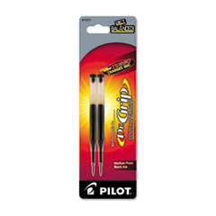 Pilot® Refill for Pilot Dr. Grip Center of Gravity Ballpoint Pens, Medium Conical Tip, Black Ink, 2/Pack