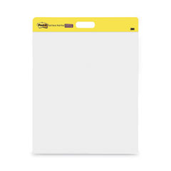 Post-it® Easel Pads Super Sticky Self-Stick Wall Pad, Unruled, 20 x 23, White, 20 Sheets/Pad, 2 Pads/Pack, 2 Packs/Carton