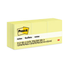Post-it® Notes Original Pads in Canary Yellow