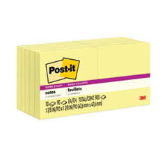 Post-it® Notes Super Sticky Pads in Canary Yellow