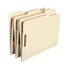 Smead® Top Tab Heavyweight Manila Fastener Folders, 2 Fasteners, Letter Size, Manila Exterior, 50/Box
