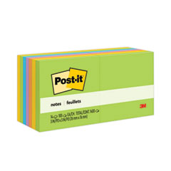 Post-it® Notes Original Pads in Floral Fantasy Collection Colors, Value Pack, 3" x 3", 100 Sheets/Pad, 14 Pads/Pack