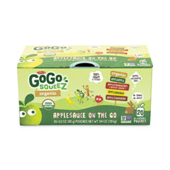 GoGo Squeez® Fruit On The Go, Variety Applesauce, 3.2 oz Pouch, 20/Box, Ships in 1-3 Business Days